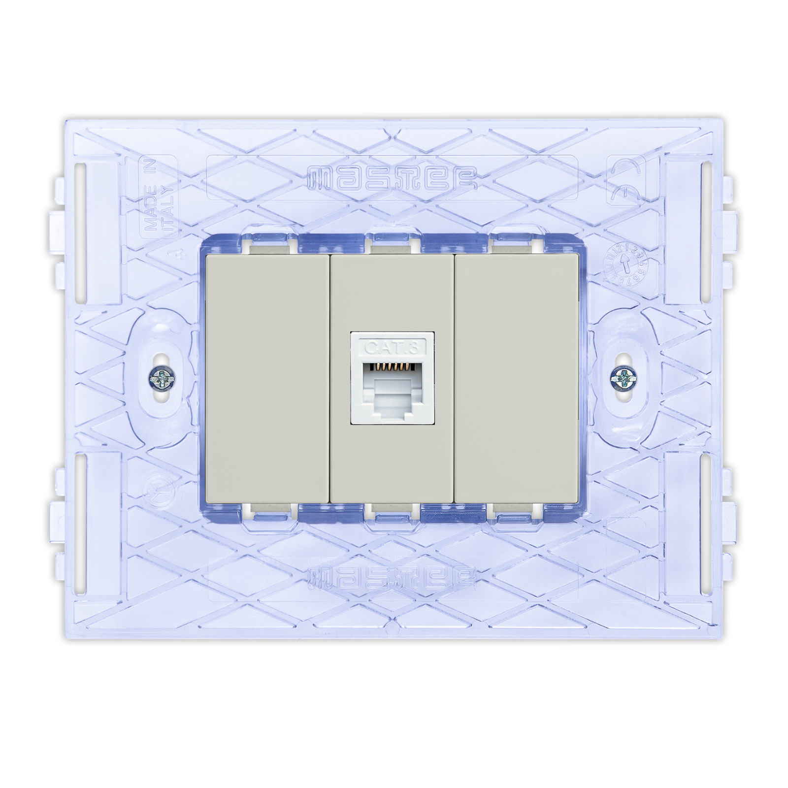 PIXIA Presa RJ12 1 Plug 6-6 Light Sand