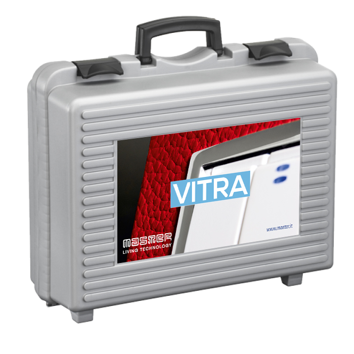 Adverising VITRA VBS suitcase 3 modules